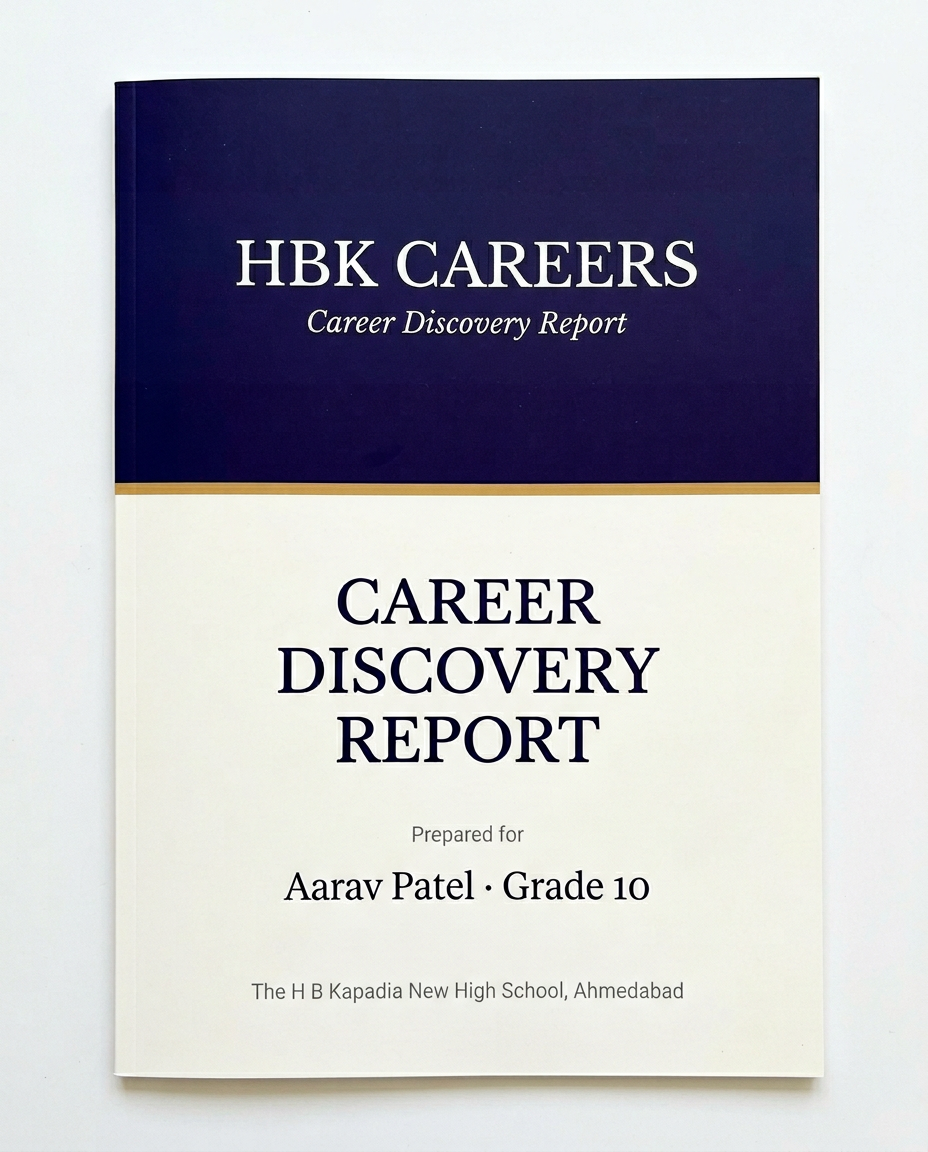 Sample HBK Careers report cover